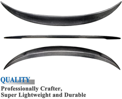 AeroBon Real Carbon Fiber Trunk Spoiler Compatible with 2015-19 BMW F16 X6 / F86 X6M, P Style Spoiler