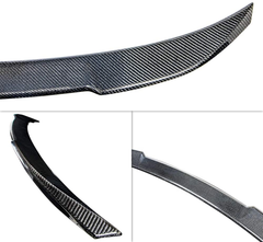 AeroBon Real Carbon Fiber Trunk Spoiler Compatible with 2014-2020 BMW F36 4-Series 4D Gran Coupe (CS Style)
