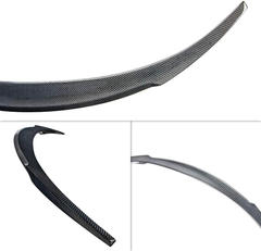 AeroBon Real Carbon Fiber Trunk Spoiler Wing Compatible with 2017-21 Tesla Model 3 (Rev Type)