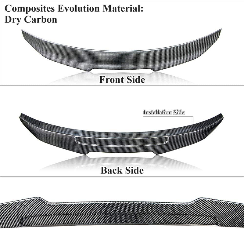 AeroBon Prepreg Dry Carbon Fiber Trunk Spoiler Compatible with 2015-19 BMW F16 X6 / F86 X6M