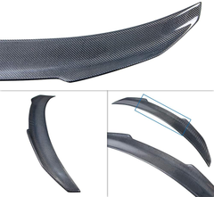 AeroBon Real Carbon Fiber Trunk Spoiler Compatible with 2006-2015 Infiniti G35, G37, G25, Q40 4-Door Sedan