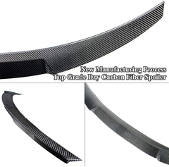 AeroBon Prepreg Dry Carbon Fiber Trunk Spoiler Wing Compatible with BMW 2019+ G80 M3 and 3er G20 Sedan (MV Style)
