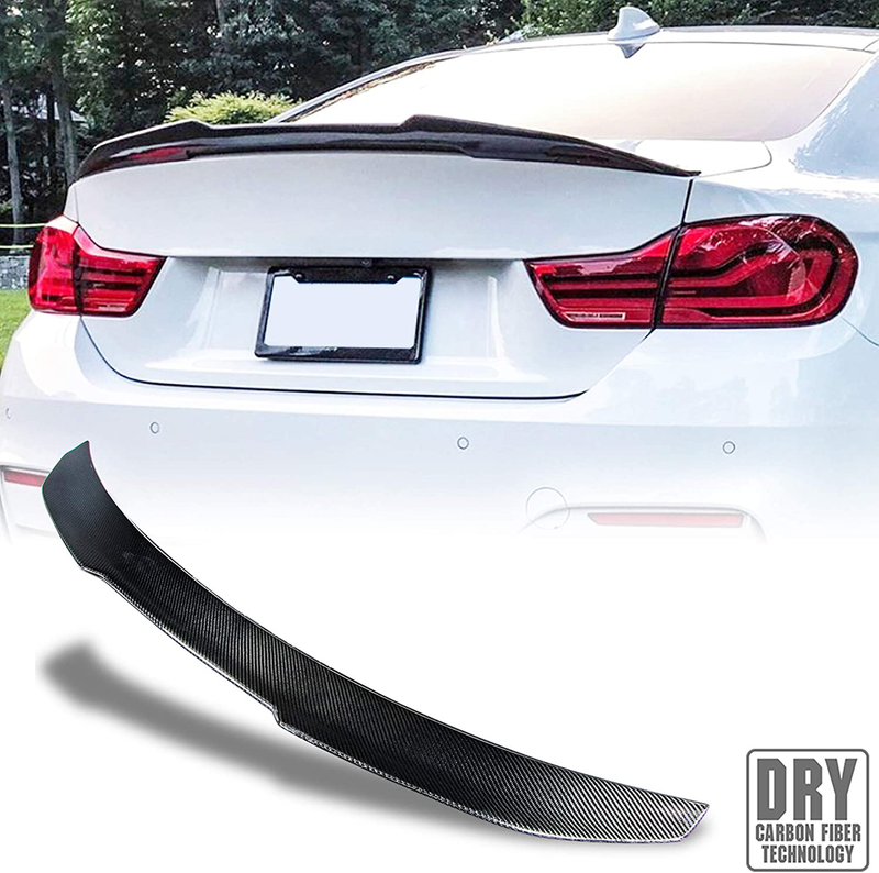 AeroBon Dry Carbon Fiber Trunk Spoiler Wing Compatible with 2014-20 BMW F82 M4 Coupe
