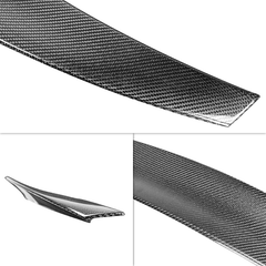 AeroBon Real Carbon Fiber Trunk Spoiler Compatible with 2012-18 Audi A6 (C7) Sedan