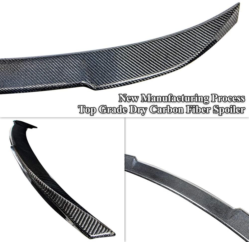 AeroBon Prepreg Dry Carbon Fiber Trunk Spoiler Wing Compatible with BMW 2019+ G80 M3 and 3er G20 Sedan (CS Style)