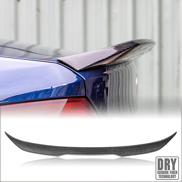 AeroBon Dry Carbon Fiber Rear Trunk Spoiler Wing Compatible with 2009