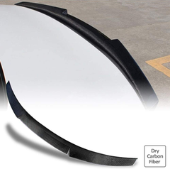 AeroBon Prepreg Dry Carbon Fiber Trunk Spoiler Wing Compatible with 2005-12 BMW E90 3-Series Sedan & E90 M3 (MV Style)