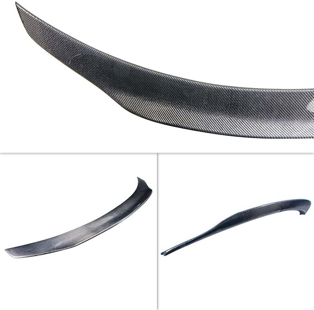 AeroBon Real Carbon Fiber Trunk Spoiler Wing Compatible with 2020-21 Mercedes C118 CLA Class Sedan