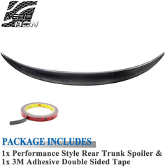 AeroBon Real Carbon Fiber Trunk Spoiler Compatible with 2015-19 BMW F16 X6 / F86 X6M, P Style Spoiler