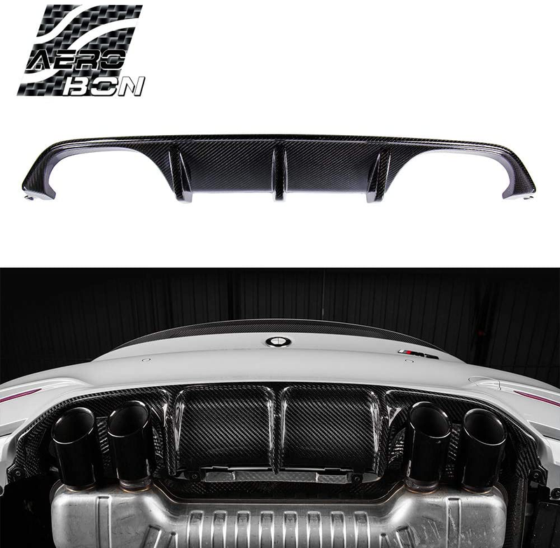 AeroBon Performance Carbon Fiber Rear Bumper Diffuser Compatible with 2013-20 BMW F80 M3 / F82 M4 / F83 M4