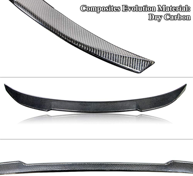 AeroBon Prepreg Dry Carbon Fiber Trunk Spoiler Wing Compatible with BMW 2019+ G80 M3 and 3er G20 Sedan (CS Style)