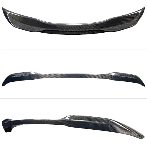 AeroBon Real Carbon Fiber Trunk Spoiler Compatible with 2022-2026 Honda Civic 4-Door Sedan Spoiler (SI Style)