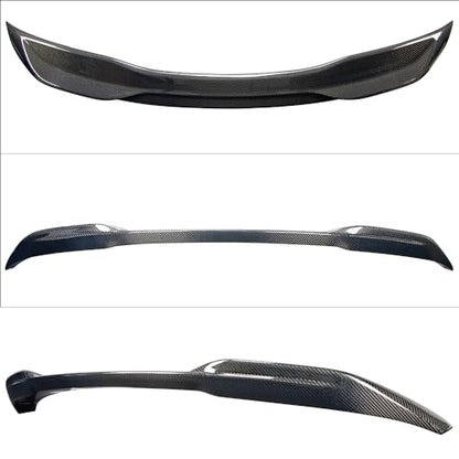 AeroBon Real Carbon Fiber Trunk Spoiler Compatible with 2022-2026 Honda Civic 4-Door Sedan Spoiler (SI Style)