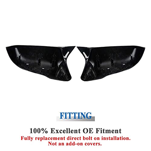 AeroBon Real Carbon Fiber Side Mirror Covers Compatible with 2019-2023 Toyota GR Supra A90 A91 Coupe