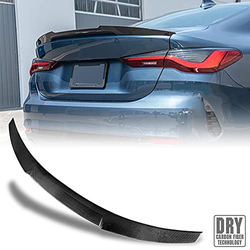 AeroBon Prepreg Dry Carbon Fiber Trunk Spoiler Compatible with 2021+ BMW 4er G22 Coupe and G82 M4 (MV Style)