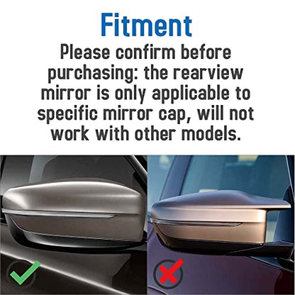 AeroBon Real Carbon Fiber Side Mirror Covers Compatible with BMW 3er G20/ G21, 4er G22/ G23/ G26 and 5er G30/ G31 (MK2)