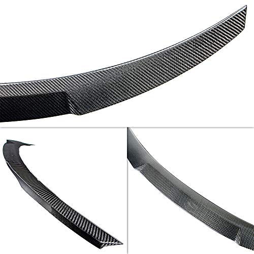 AeroBon Real Carbon Fiber Trunk Spoiler Compatible with 2014-21 BMW 2-Series F22 Coupe and F87 M2 (MV Style)