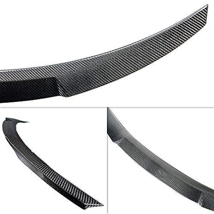 AeroBon Real Carbon Fiber Trunk Spoiler Compatible with 2014-21 BMW 2-Series F22 Coupe and F87 M2 (MV Style)