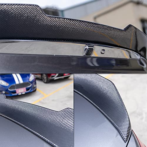 AeroBon Real Carbon Fiber Trunk Spoiler Compatible with 2008-2015 Infiniti G37 Coupe Spoiler 2-Door (H Style)