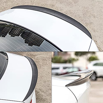 AeroBon Real Carbon Fiber Trunk Spoiler Compatible with 2014-21 BMW 2-Series F22 Coupe and F87 M2 (P Style)