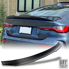 AeroBon Prepreg Dry Carbon Fiber Trunk Spoiler Compatible with 2021+ BMW 4er G22 Coupe and G82 M4 (H Style)