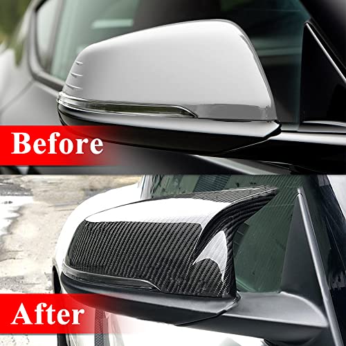 AeroBon Real Carbon Fiber Side Mirror Covers Compatible with 2019-2023 Toyota GR Supra A90 A91 Coupe