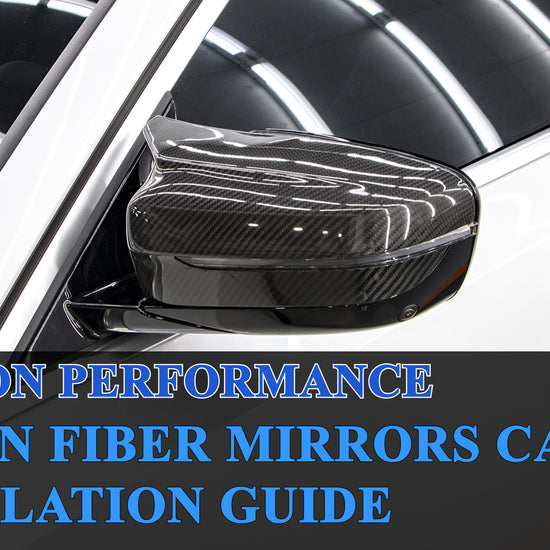 AeroBon MK1 Real Carbon Fiber Side Mirror Covers Installation