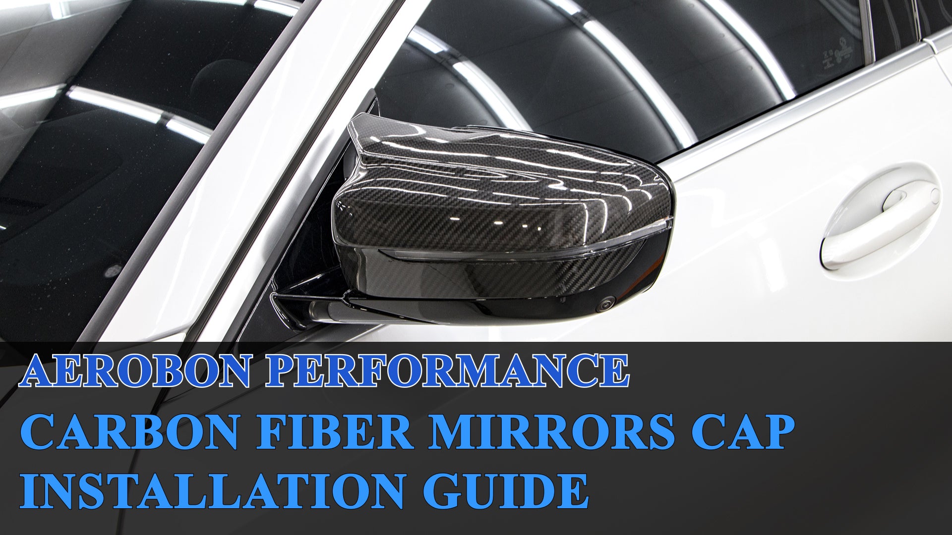 AeroBon MK1 Real Carbon Fiber Side Mirror Covers Installation